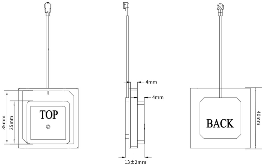 Ultra-Compact Laminated Ceramic L1/L5 Dual-Band GNSS/GPS Antenna for Vehicle/UAV