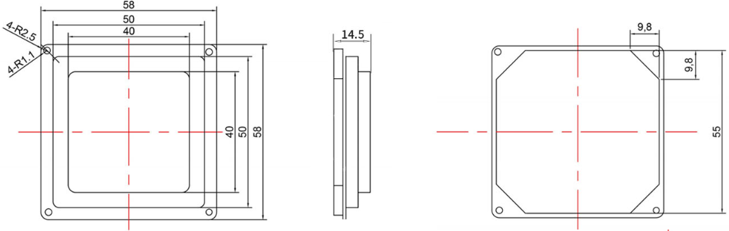 L1/L2 (50)×(40)×4mm Laminated Ceramic High-Precision GNSS/GPS Surveying and Mapping Antenna