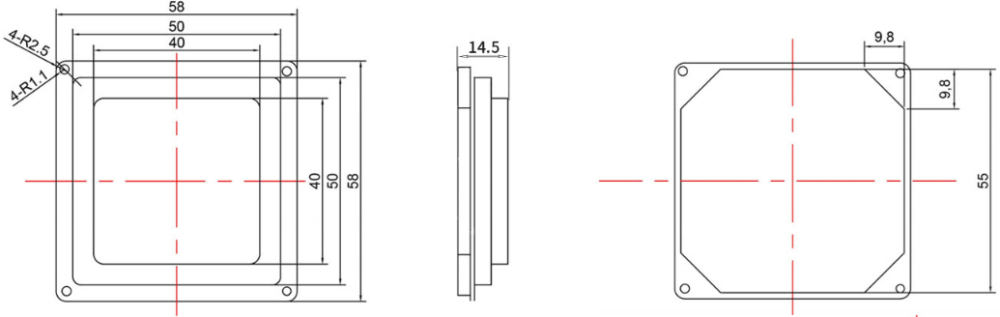 L1/L2 (50)×(40)×4mm Laminated Ceramic High-Precision GNSS/GPS Surveying and Mapping Antenna