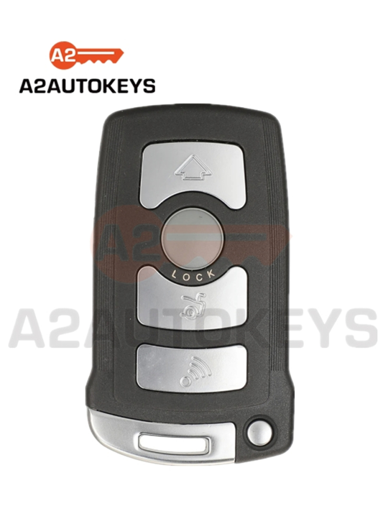BMW CAS1 2002-2008 7 Series 4-Button ASK 433MHz Smart Key  PCF7926A  HITAG 2  46 CHIP  FCC ID LX8766S  HU92  With Recess 868 MHz 4 Button