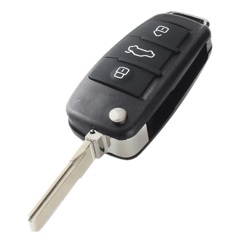 2014-2018 Audi A3 Q2 Q3  MQB Platform 3 Button ASK434MHz Semi-Intelligent Remote Key  Megamos AES  PN:8V0837220   HU66  A6L外形