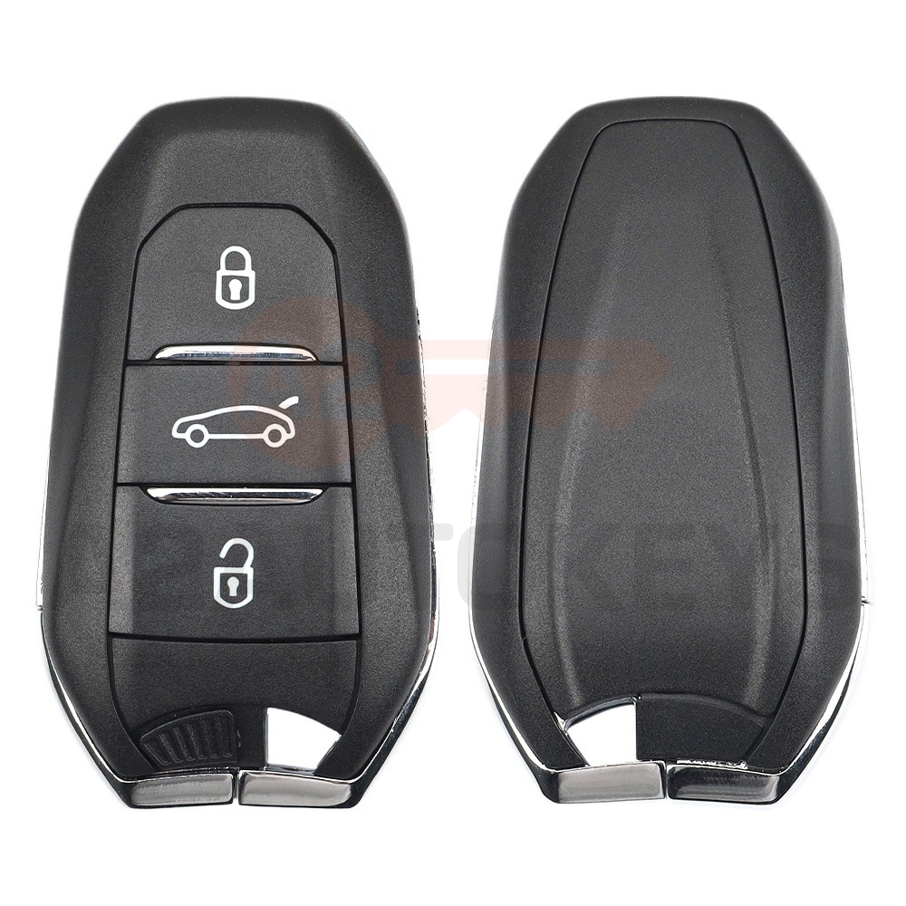 3 Buttons Car Remote Key 433MHz ID46 Chip HU83 Uncut Blade for Peuge-t 508 C4L DS Auto Vehicle Transponder Blank Fob