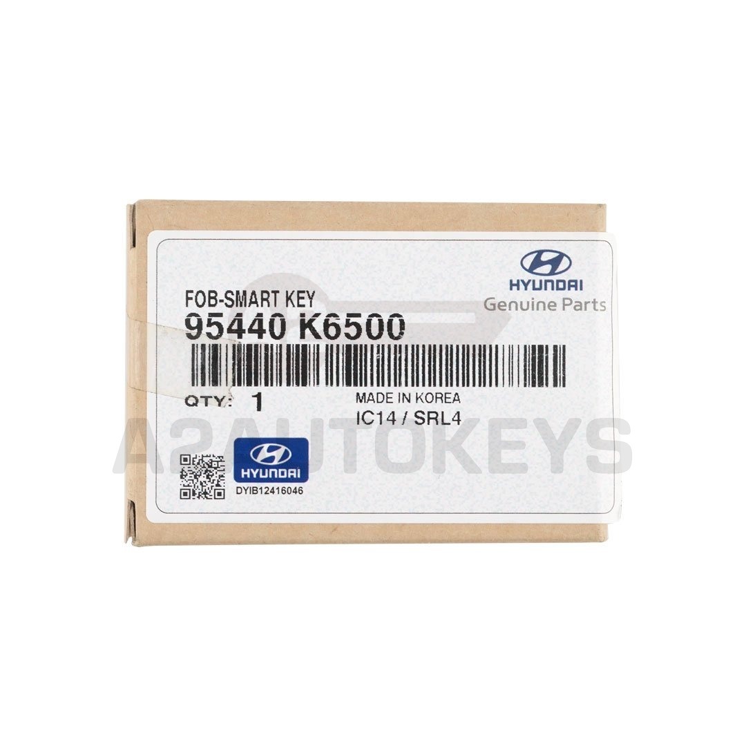 Hyundai Grand I10 2024 Genuine Smart Remote Key 3 Buttons 433MHz 95440-K6500