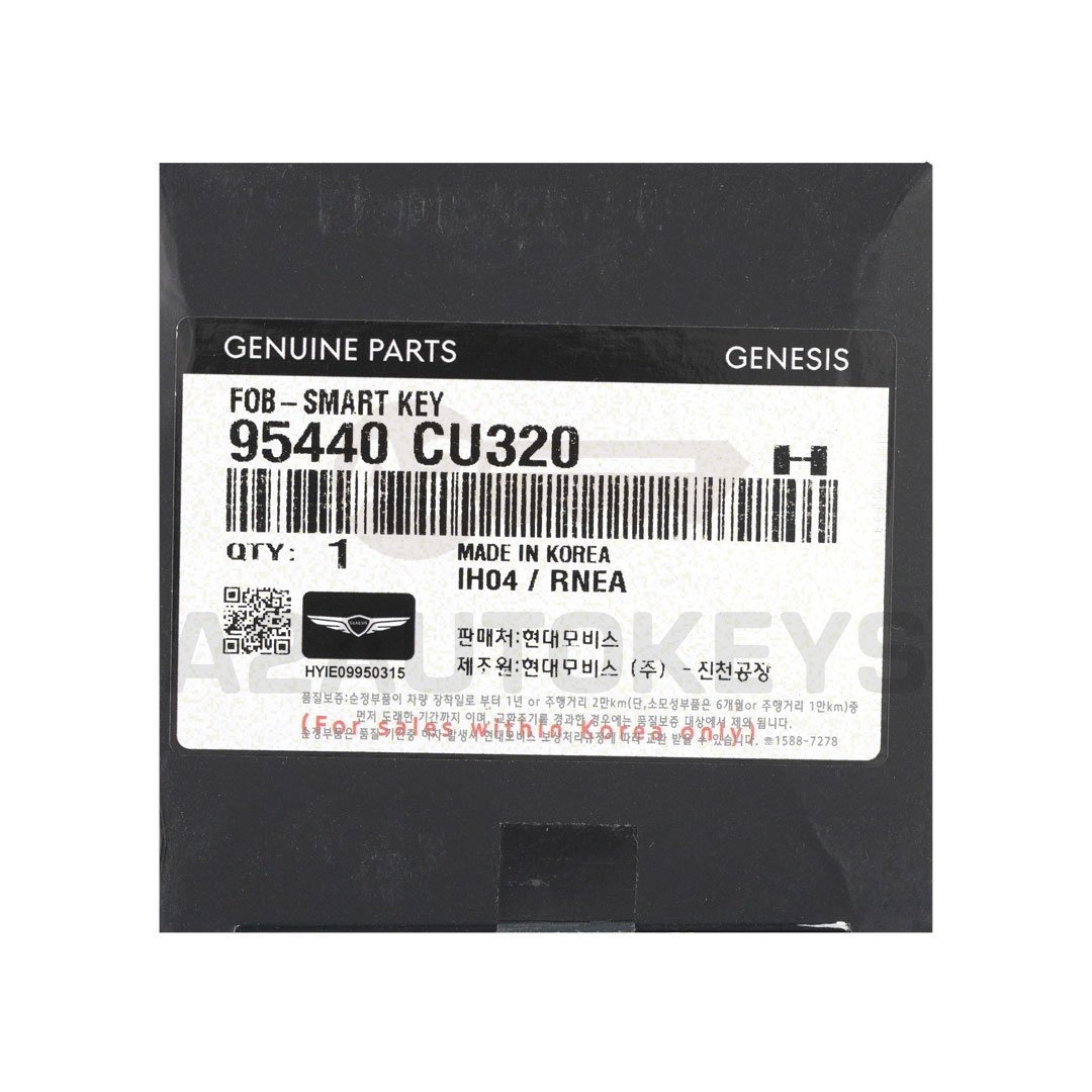 Genesis GV60 2023 Genuine Smart Remote Key 7+1 Buttons 433MHz 95440-CU320