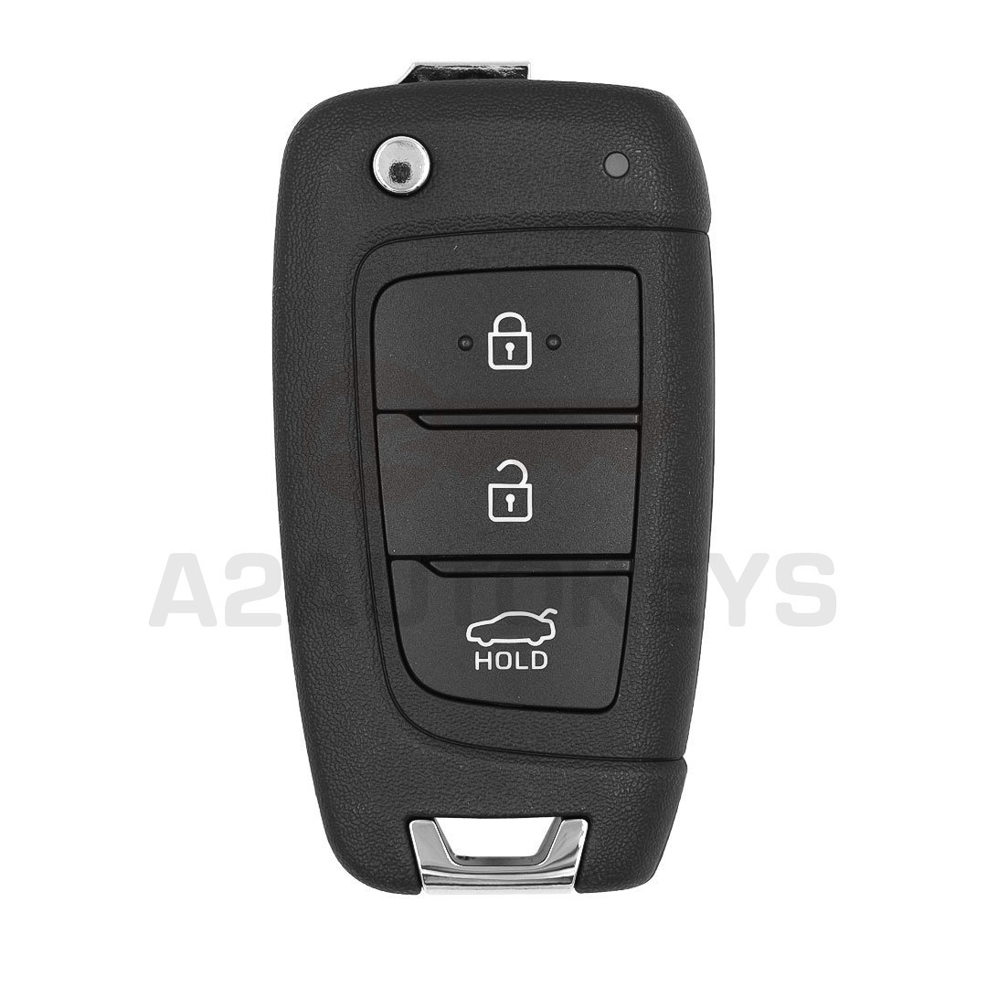 Hyundai Accent 2024-2026 Genuine Flip Remote Key 3 Buttons 433MHz 95430-AY000