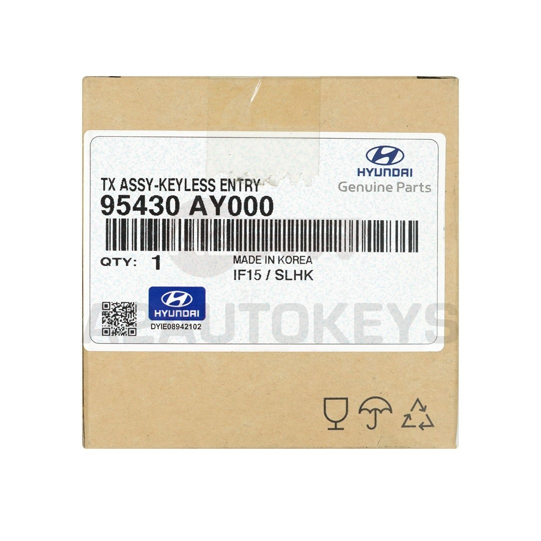 Hyundai Accent 2024-2026 Genuine Flip Remote Key 3 Buttons 433MHz 95430-AY000