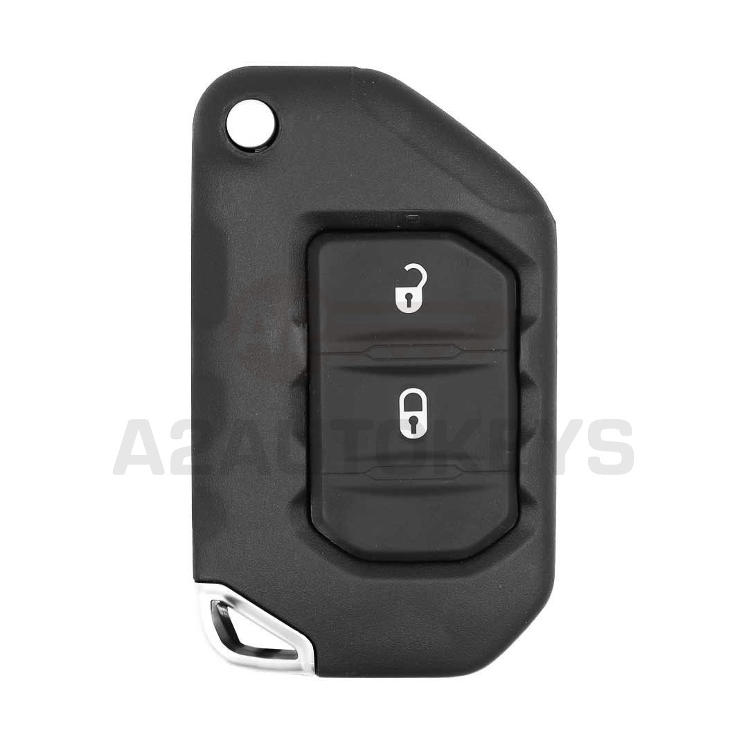 Jeep Wrangler Gladiator 2018-2025 Flip Remote Key 2 Buttons 433MHz 68416786AB
