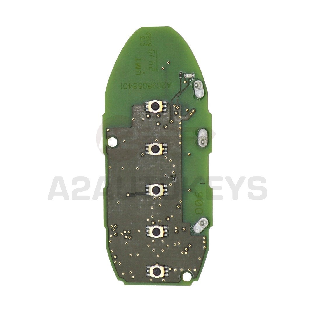 Nissan Sentra 2020 Original Smart Remote PCB 5 Buttons 433MHz With Aftermarket Shell