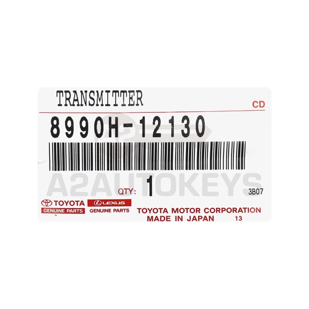 Toyota Corolla 2019-2022 Genuine Smart Remote Key 2 Buttons 314.35/312.11MHz 8990H-12130