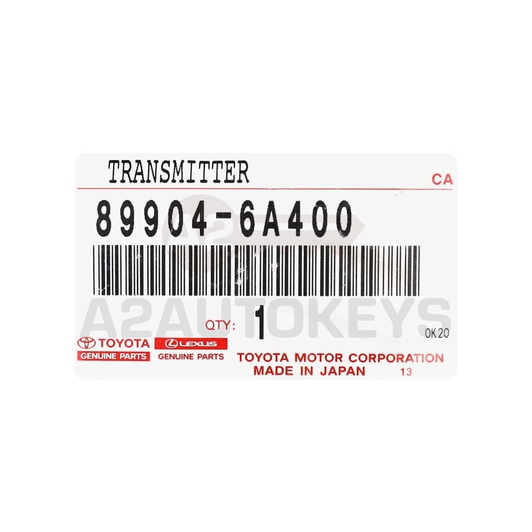 Lexus NX200 LX570 2016 Genuine Smart Remote Key 2+1 Buttons 312 /314MHz 89904-6A400