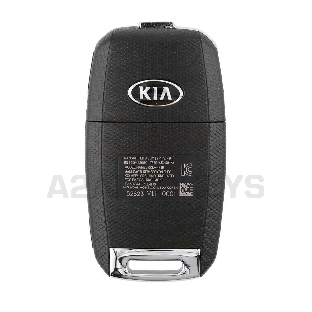 Kia Sedona 2020 Genuine Flip Remote Key 3+1 Buttons 433MHz 95430-A9150