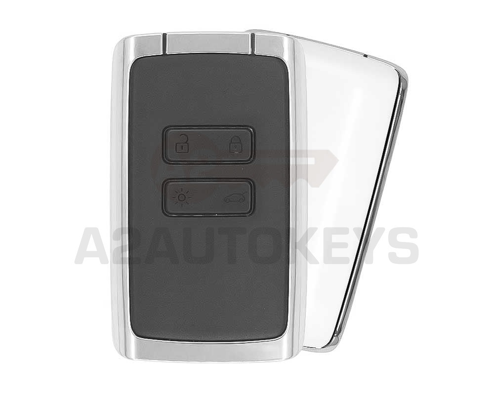 Renault Clio5 Captur Talisman Megane 4 Espace 5 Scenic Kadjar 2016-2020 Smart Card Key 4 Buttons 433MHz NCF29A1M 4A White Color