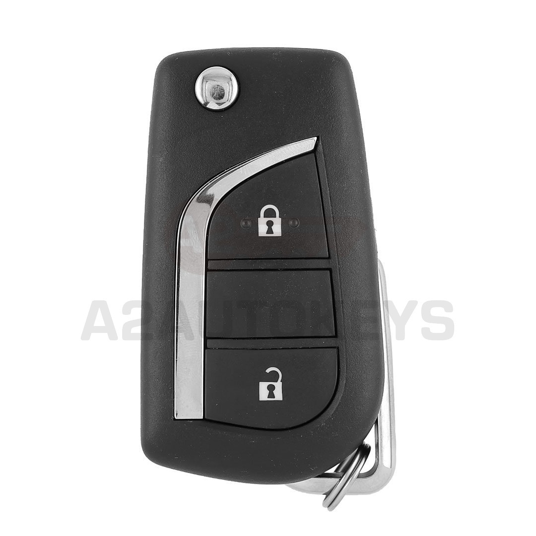 Toyota Original Flip Remote 2 Buttons 433.58/434.42MHz FSK FCC ID: B2A2F2R