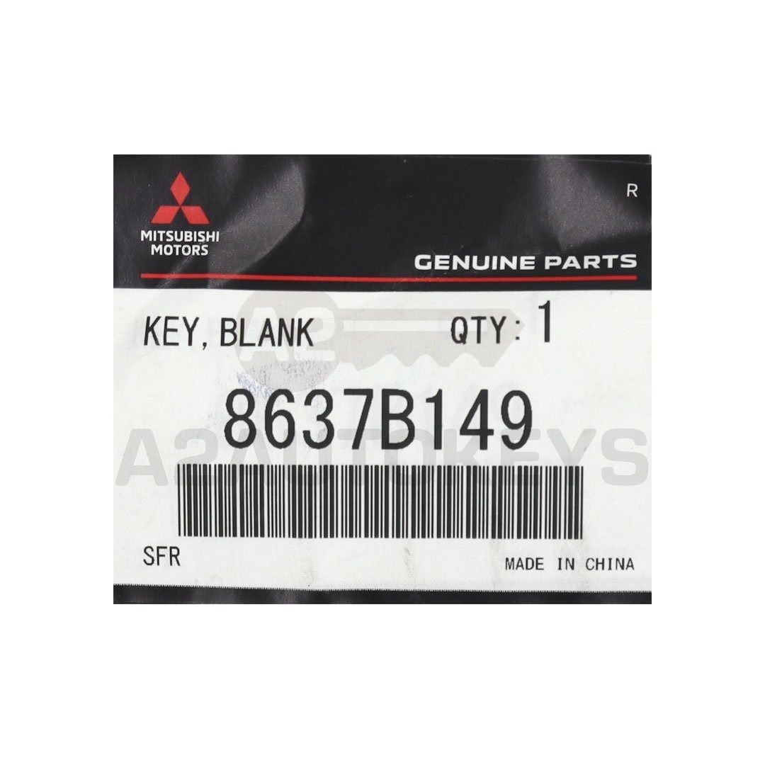 Mitsubishi Outlander 2022 Genuine Smart Remote Key 3 Buttons 433MHz 8637B149 / 8637C252