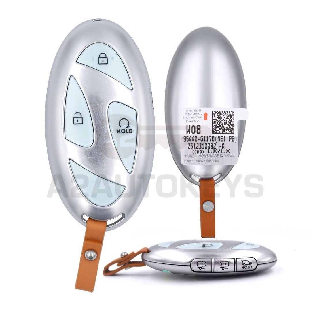 Hyundai IONIQ 5 2025 Genuine Smart Remote Key 6 Buttons 433MHz 95440-GI170