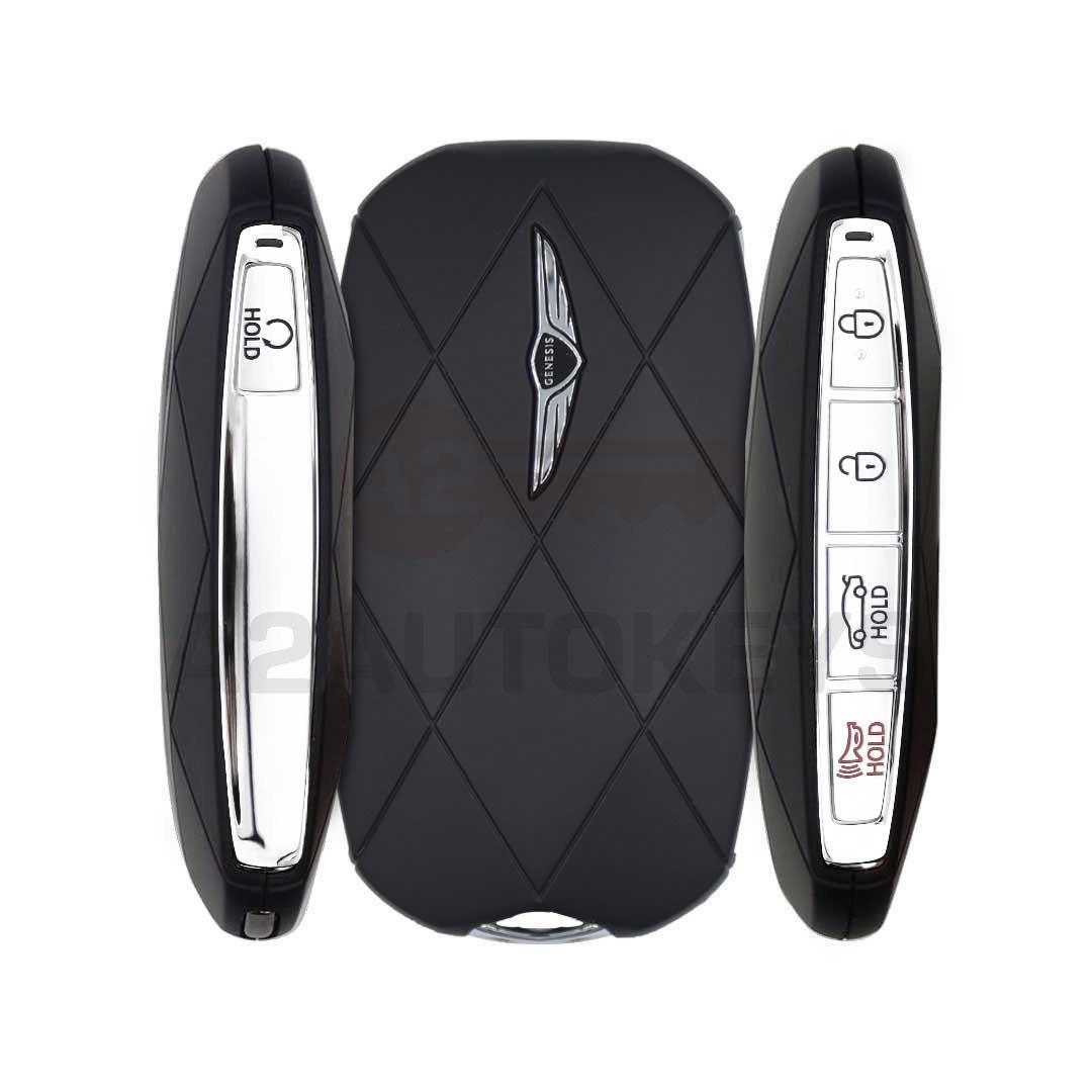 Genesis G90RS4 2022 Genuine Smart Remote Key 4+1 Buttons 433MHz Black Color 95440-T4000