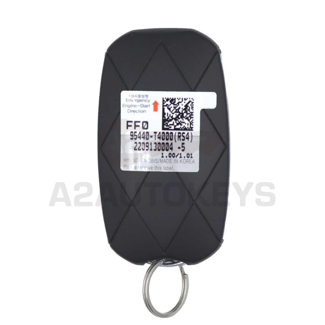 Genesis G90RS4 2022 Genuine Smart Remote Key 4+1 Buttons 433MHz Black Color 95440-T4000