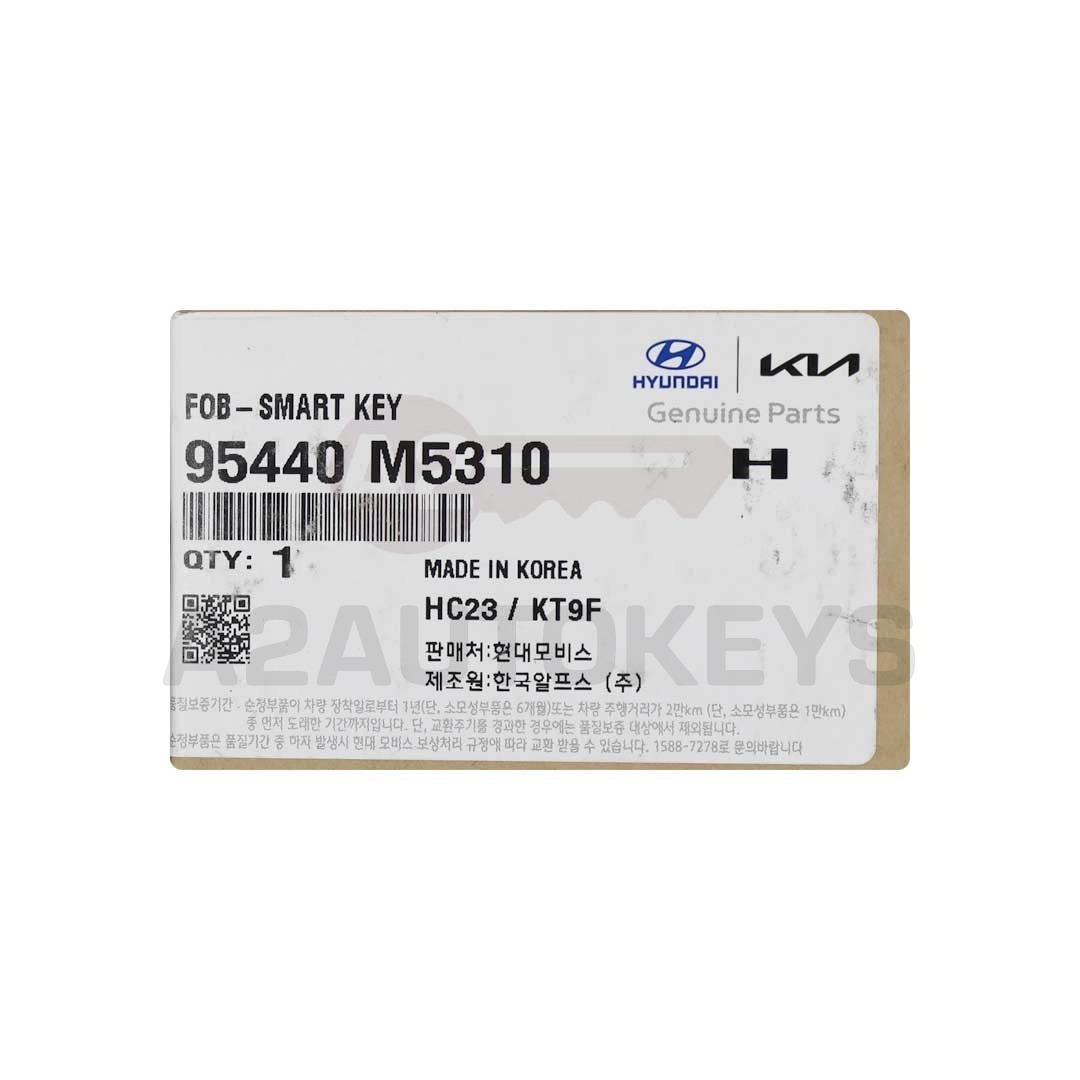 Hyundai Nexo 2022 Genuine Smart Remote Key 3+1 Buttons 433MHz 95440-M5310