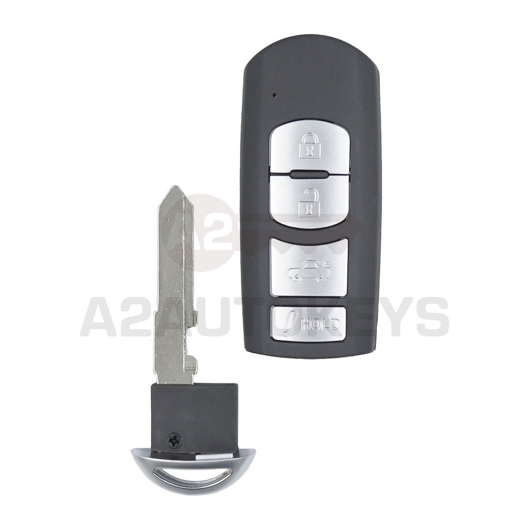 Fiat Abarth 124 Spider 2017-2019 Smart Remote Key 3+1 Buttons 315Mhz FCC ID : WAZSKE13D02 / WAZSKE13D01