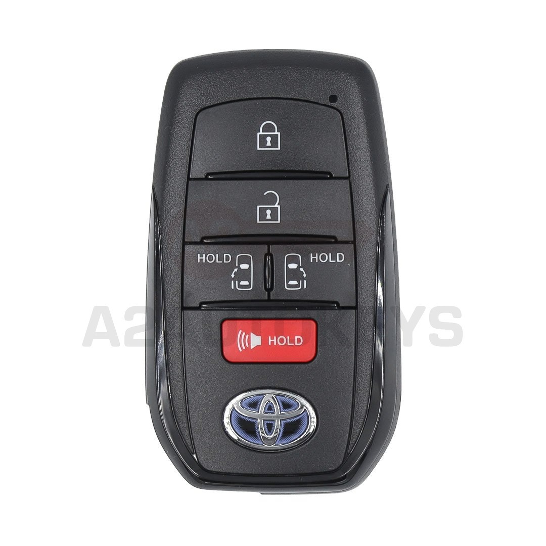 Toyota Sienna 2021 Genuine Smart Remote Key 4+1 Button 312.11/314.35MHz 8990H-08020 / 8990H-08021 / 8990H-08022