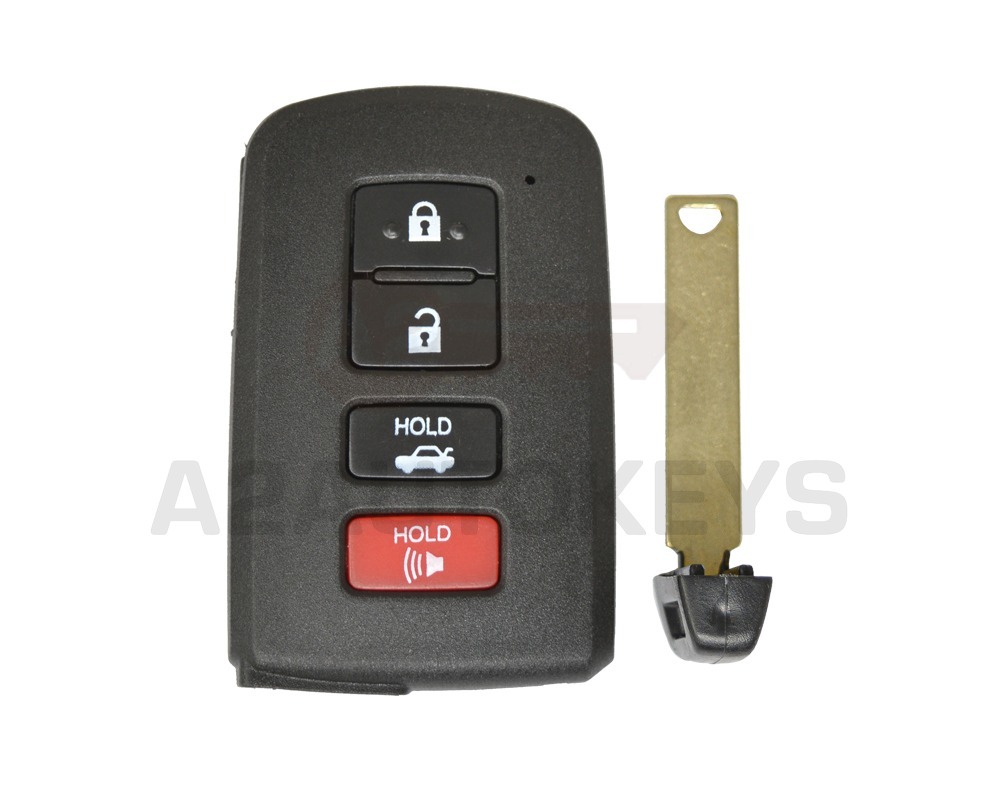 Toyota Camry Aurion Corolla 2014-2017 Smart Key 434.30/433.58MHz 3+1 Buttons 89904-33460 / 89904-12340