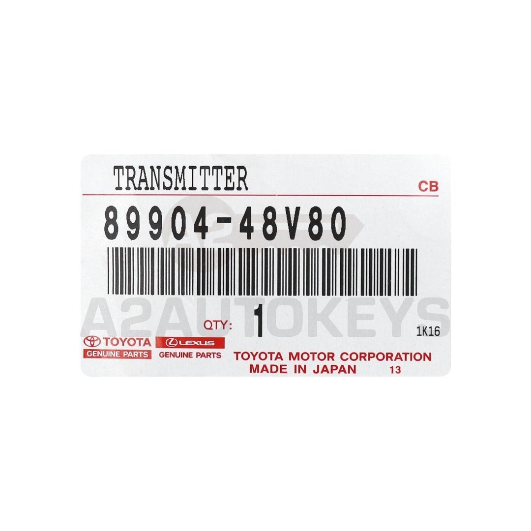 Lexus NX 2021 Genuine Smart Remote Key 315MHz 3+1 Button 89904-48V80