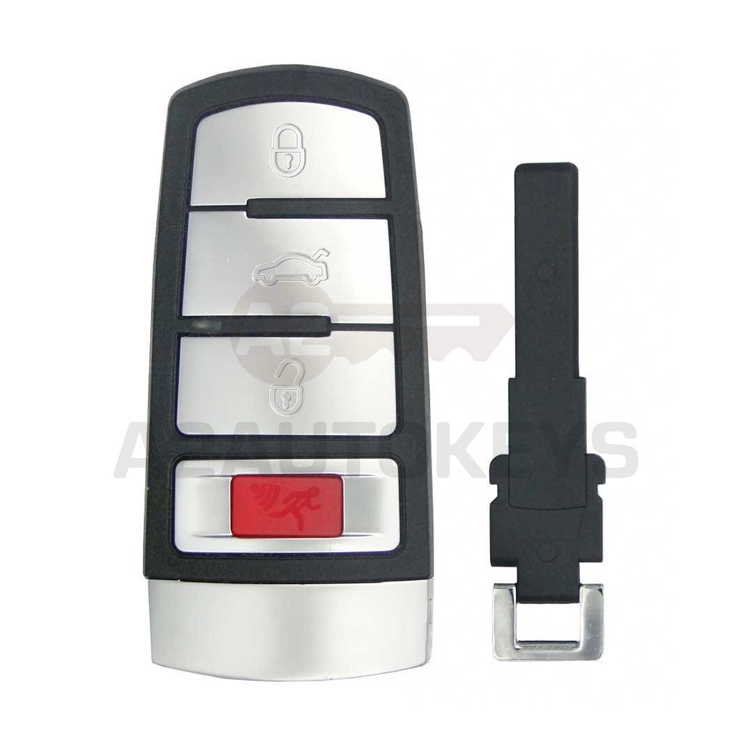 Volkswagen VW Passat CC 2007-2010 Remote Key 3+1 Buttons 315MHz 48 Transponder