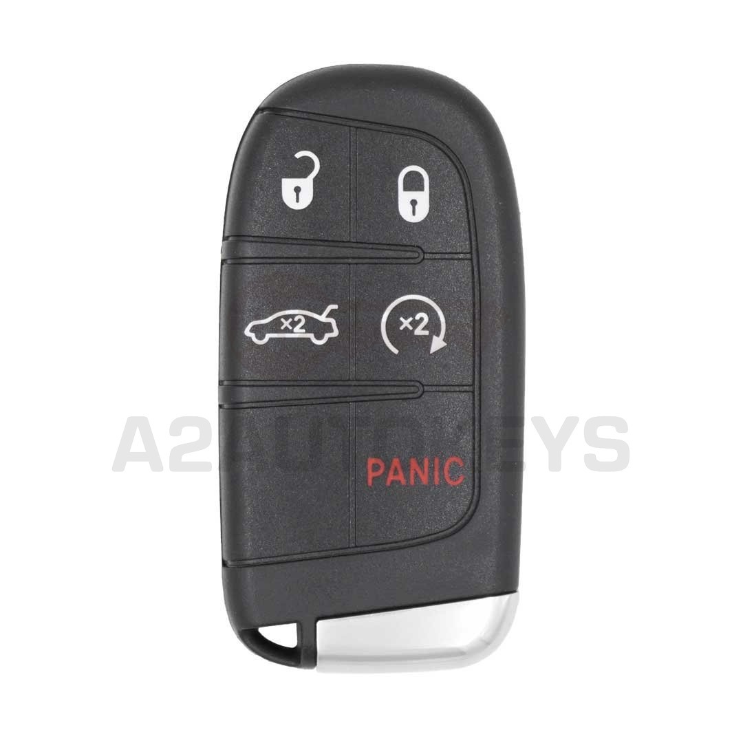 Chrysler Dodge 2019-2023 Smart Key 5 Buttons 433MHz AES 68394195AA, 68155687AB, 68394191AA, 68394198AA