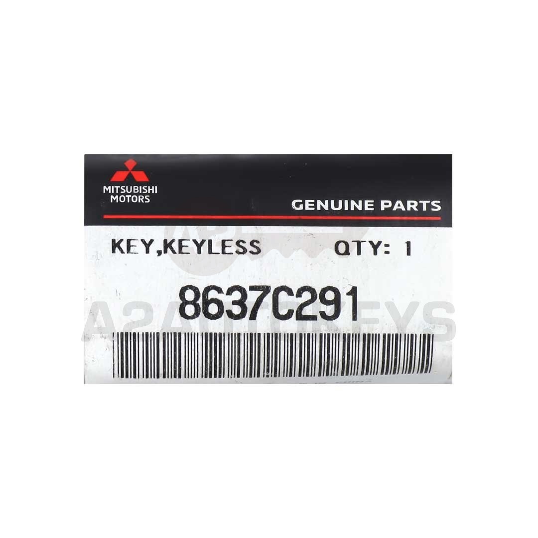 Mitsubishi Mirage 2016 Genuine Smart Remote Key 3+1 Button 315MHz 8637C291 / 285E3W330P