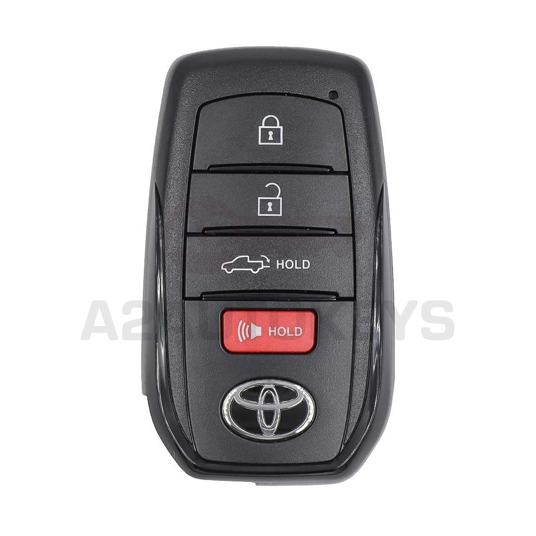 Toyota Tundra 2022 Smart Remote Key 3+1 Button 312.11/314.35MHz 8990H-0C010 / 8990H-0C011 / 8990H-AK020 / 8990H-0C012 / 99060-04002 / 99451-04002