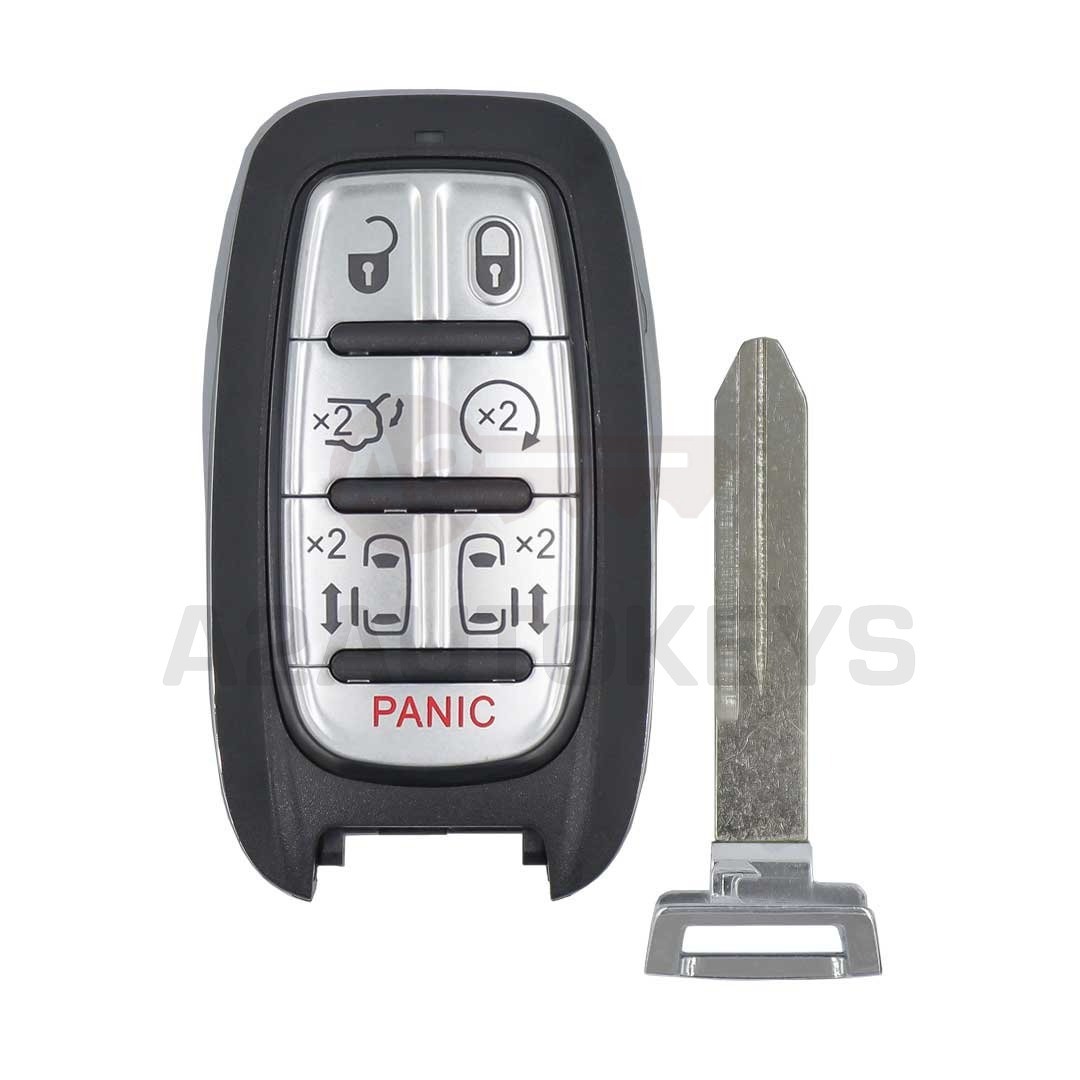 Chrysler Pacifica 2017-2022 Smart Remote Key 7 Button 434MHz 68238689AC