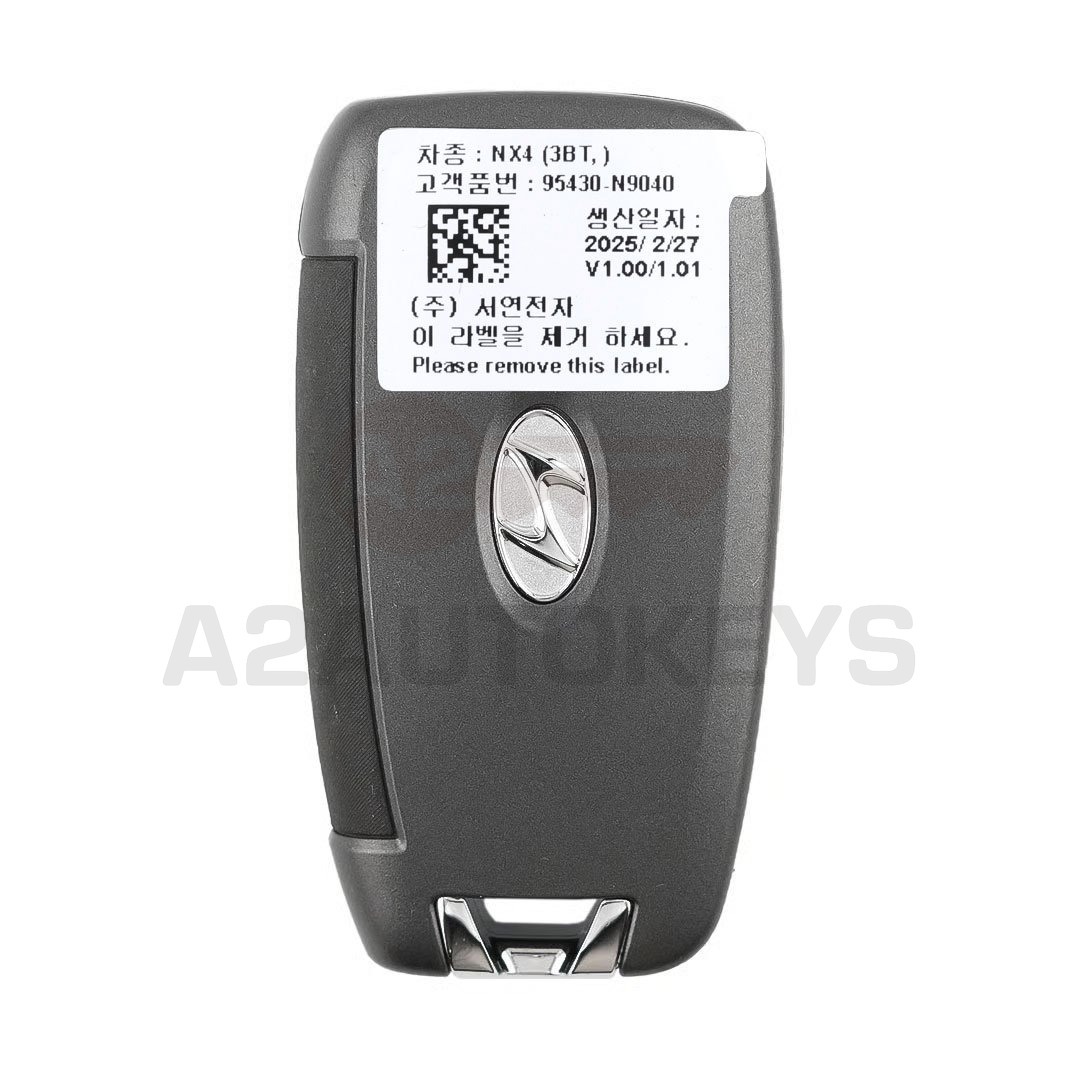 Hyundai Tucson 2022 Genuine Flip Remote Key 2+1 Buttons 433MHz 95430-N9040