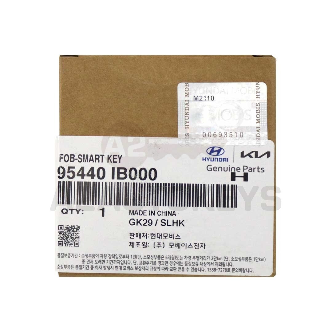 Hyundai Avante 2021 Smart Remote 5 Buttons 433MHz 95440-IB000