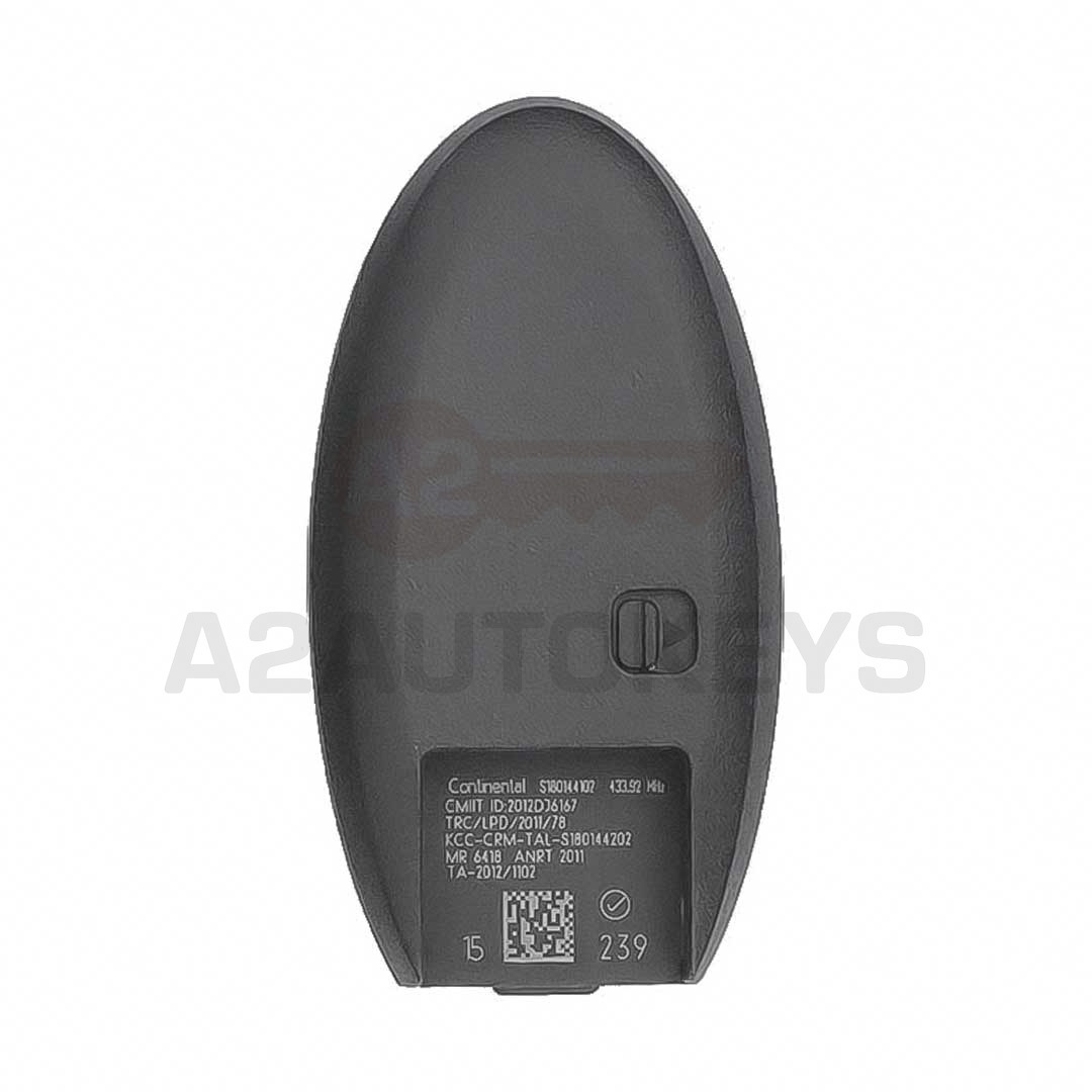 Nissan X Trail 2015 Genuine Smart Remote Key 433MHz 285E3-4CB0C / 285E3-4CB0A
