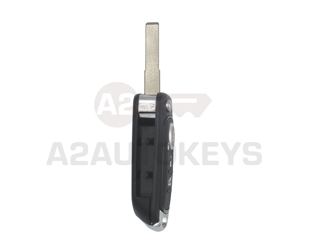 Fiat EGEA Flip Remote Key 3 Buttons 433MHz Megamos AES Transponder