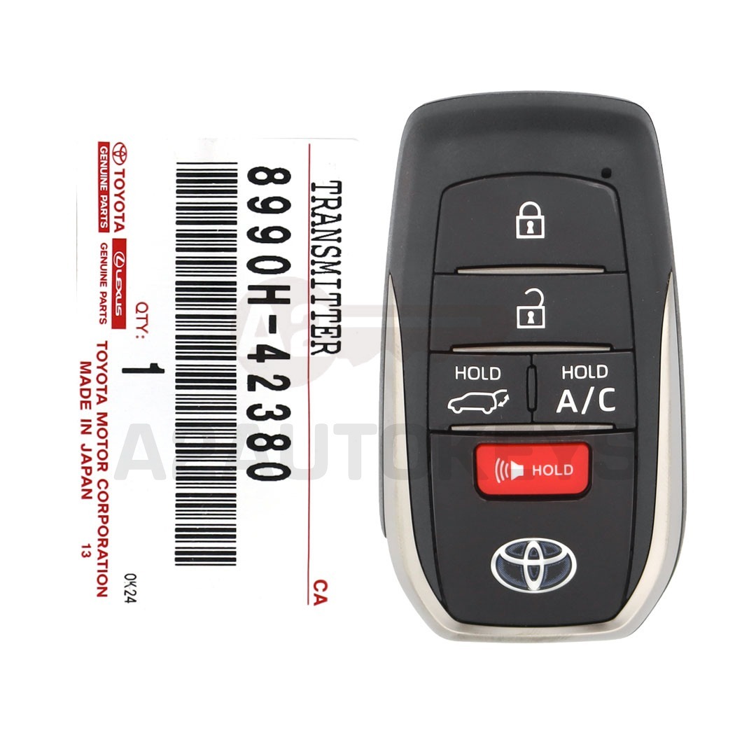 Toyota Rav4 2021 Genuine Smart Remote Key 312.11/314.35MHz 8990H-42380 / 8990H-42381 / 8990H-42A50
