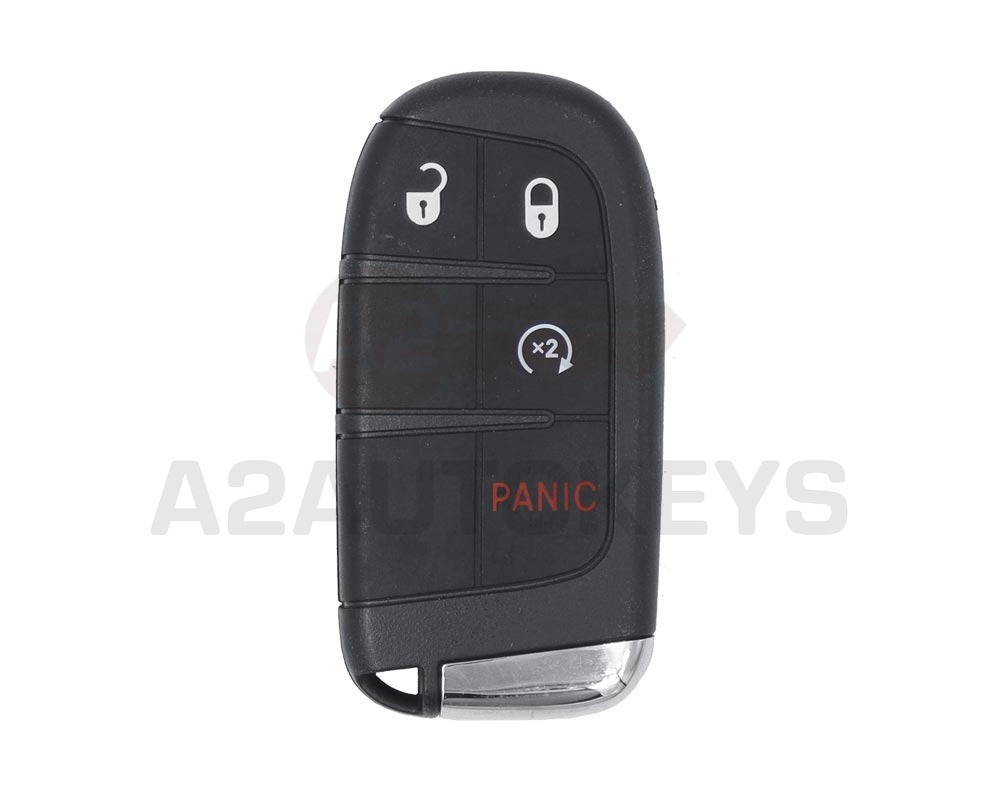 Jeep Renegade 2015-2022 Smart Remote Key 3+1 Button 433MHz 5XE93DX9AA, 68266733AA, 68275036AA, 6BY88DX9AA, 6FC24DX9AA, 6FD98DX9AA, 7QG13DX9AA, 7QG14DX9AA