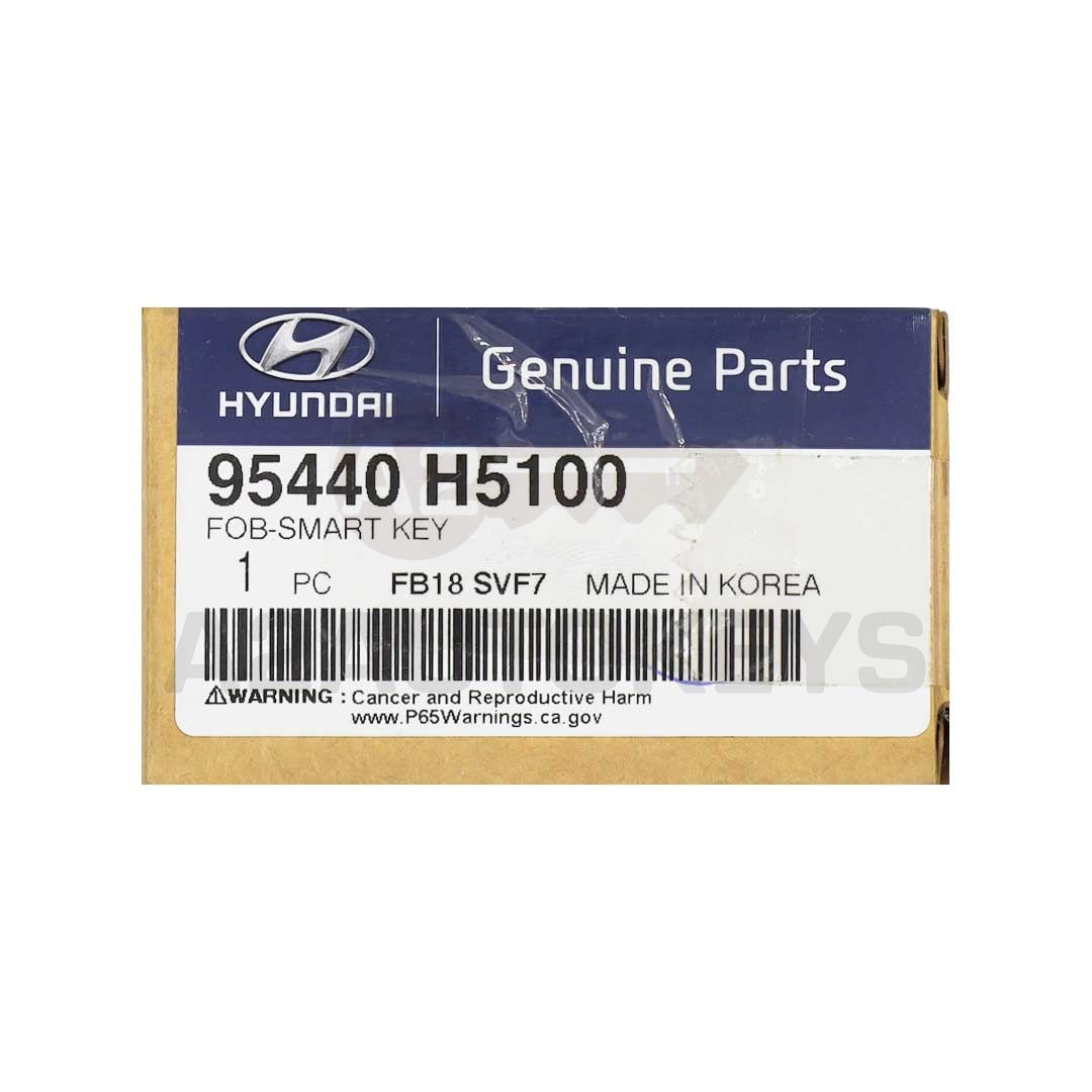 Hyundai Accent 2020 Genuine Smart Remote Key 433MHz 95440-H5100