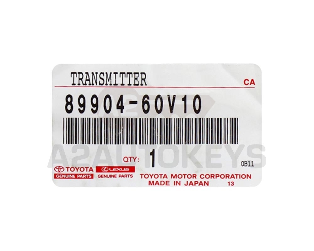 Toyota Land Cruiser 2020 Genuine Smart Remote Key 312.11/314.35MHz 89904-60V10