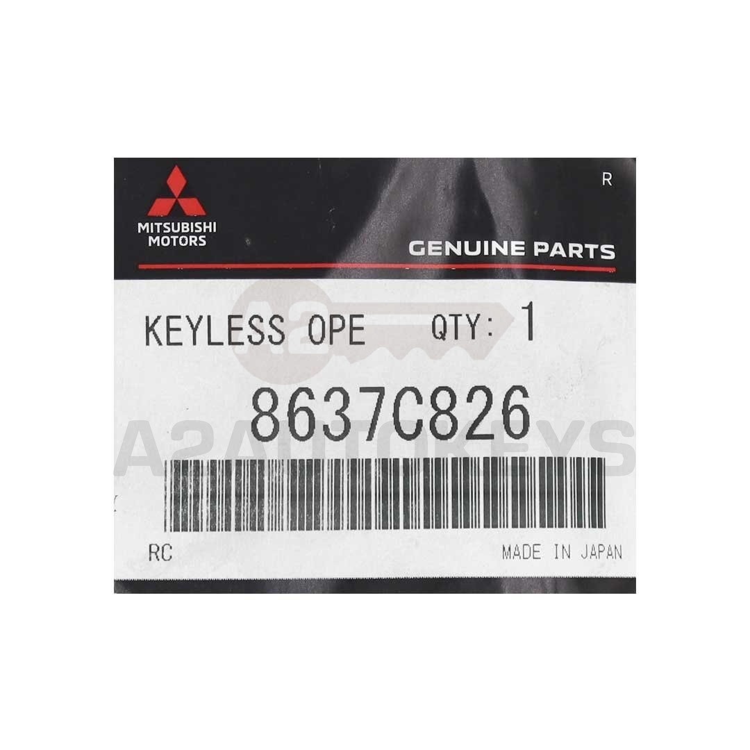 Mitsubishi Lancer 2008-2017 Smart Remote Key 3+1 Button 315MHz 8637B885 / 8637A228