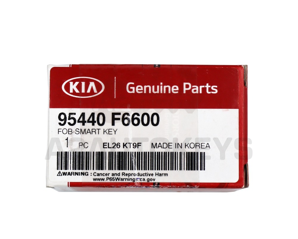 KIA Cadenza 2020 Genuine Smart Key 3 Buttons 433MHz 95440-F6600