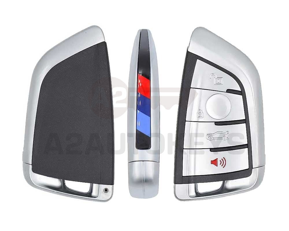 BMW CAS4 Modified Type Smart Remote Key 4 Buttons 433MHz PCF7945P Transponder