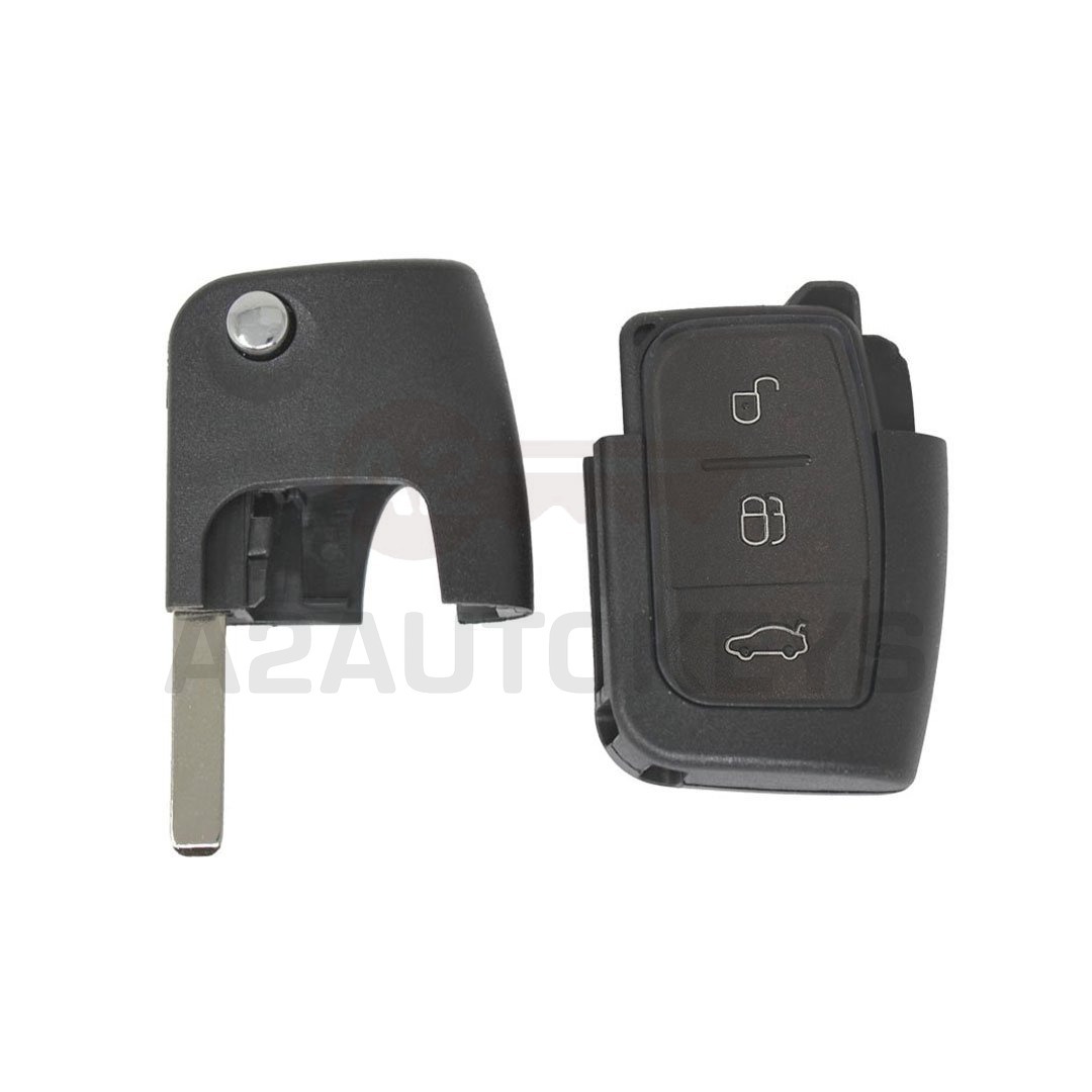 Ford Focus Flip Remote 3 Buttons 433MHz HU101 Blade