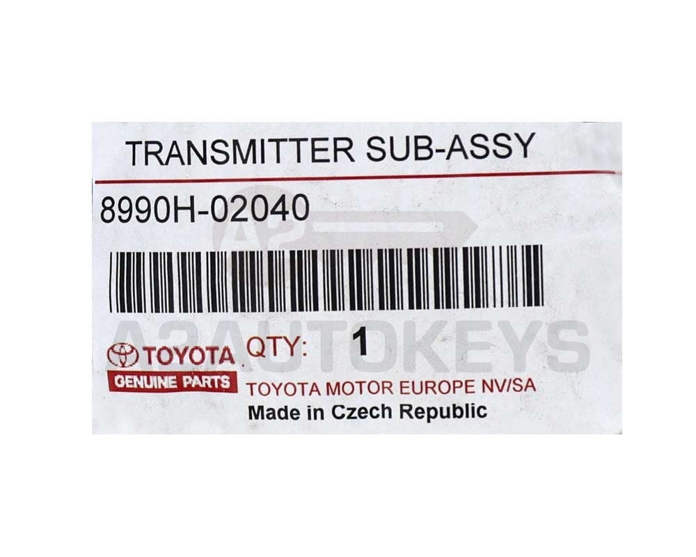 Toyota Corolla 2019 Genuine Smart Key 433MHz 8990H-02040 / 8990H-02370