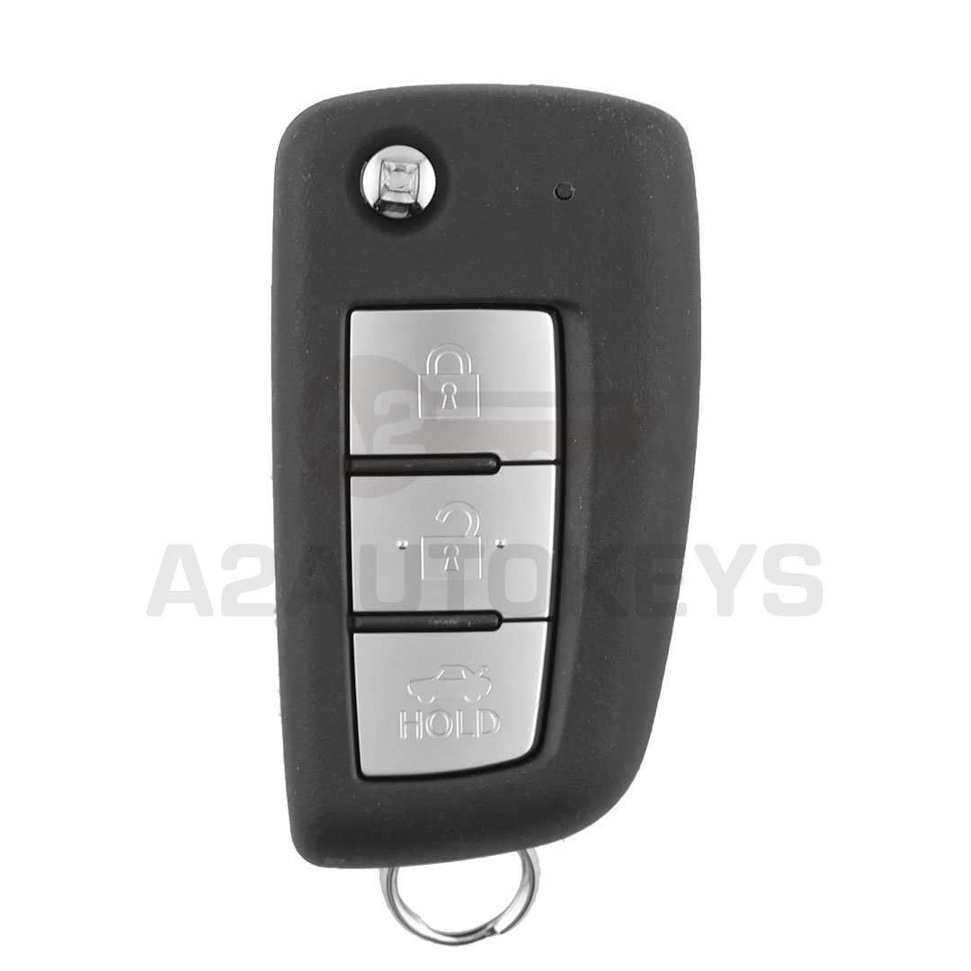 Nissan Sylphy 2024 Original Flip Remote Key 3 Buttons 433MHz 4A Chip