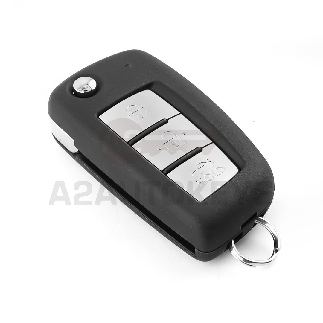 Nissan Sylphy 2024 Original Flip Remote Key 3 Buttons 433MHz 4A Chip