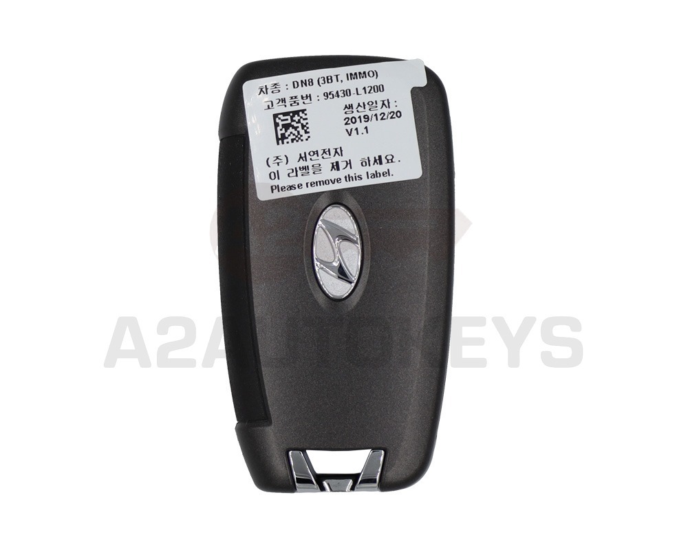 Hyundai Sonata 2020 Genuine Flip Remote Key 433MHz 95430-L1200
