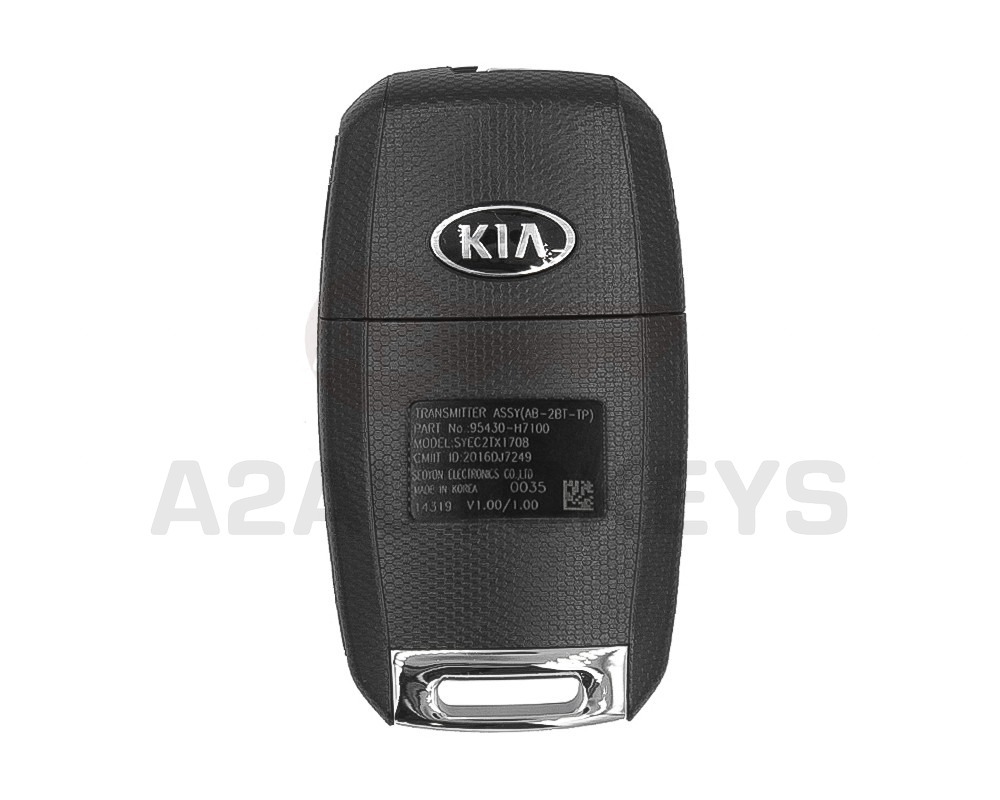 KIA Pegas / Soluto 2020 Genuine Flip Remote Key 433MHz 95430-H7100