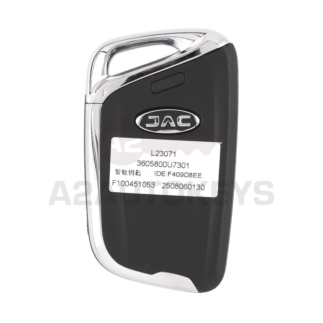JAC J7 2023 Genuine Smart Remote Key 3 Buttons 434MHz 3605800U7301