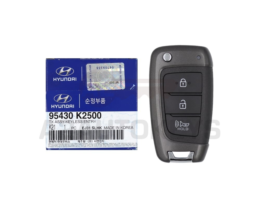 Hyundai Venue 2020 Genuine Flip Remote Key 433MHz 95430-K2500